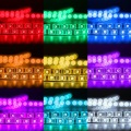 OKELI High Lumens 5050-60LED IP44 SMD remote control RGB led strip light